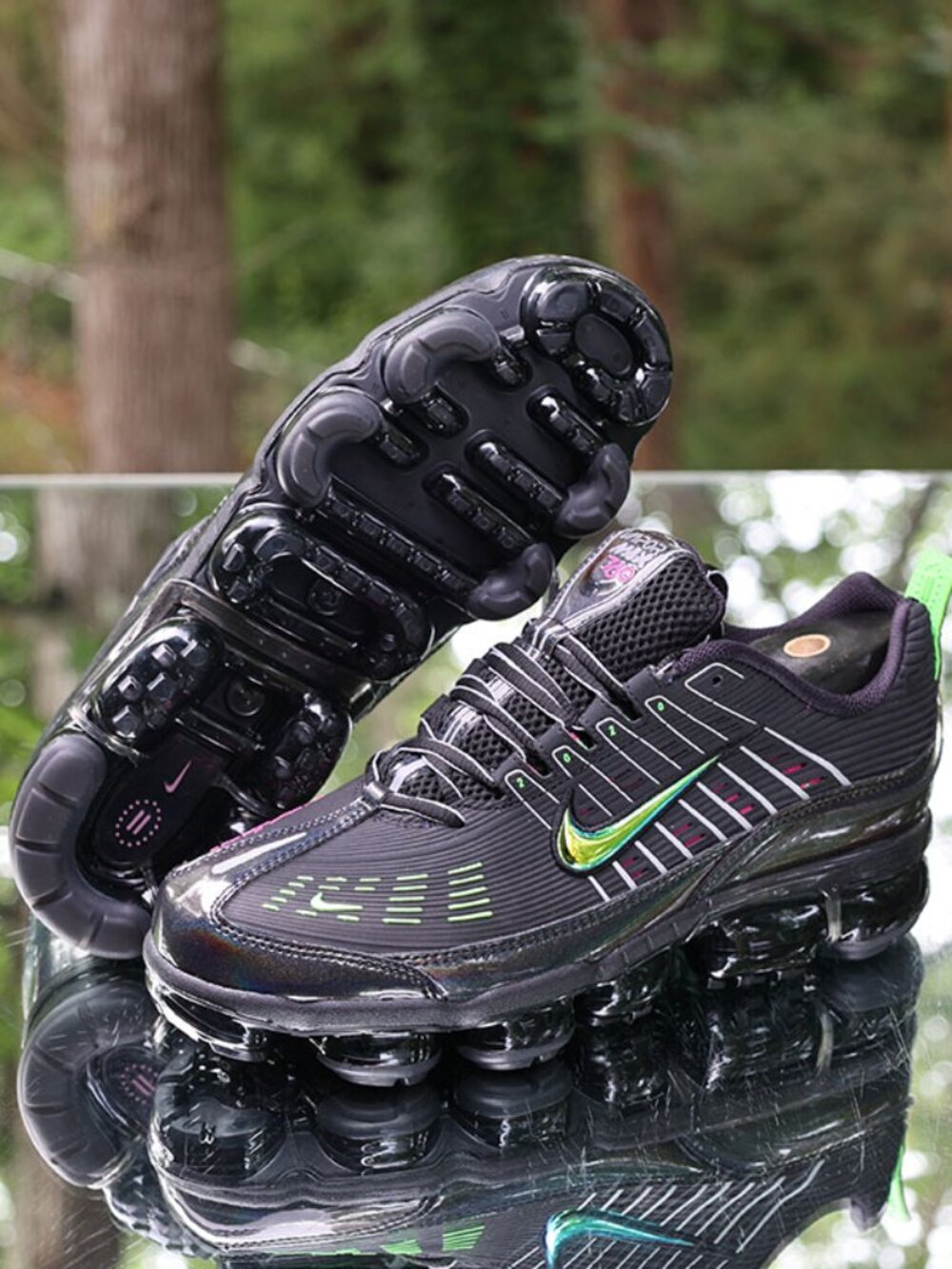 Nike Air VaporMax 360 Black Green - Picture 6 of 14